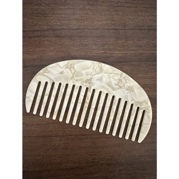 Shell Pattern Wide Tooth Comb, Acetate Anti-Static Detangling Comb for All Hair Types