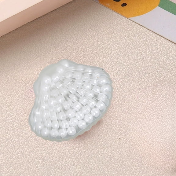 Shell Pearl Squeeze Toy, Stress Relief Sensory Toy, Elastic Fidget Toy, Rubber Stress Ball, Portable Relaxation Toy, Anxiety Relief Gadget, Hand Exercise Toy, Office Fidget Toy
