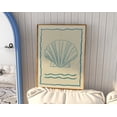 thumbnail image 1 of Shell Print, Coastal Wall Art, Seaside Print, Bathroom Wall Art, Hand Drawn Art, Summer Decor, Beach Decor, Summer Print, Coastal Decor Wall Art, Modern Wall Decor, 24x36 UNFRAMED, 1 of 2