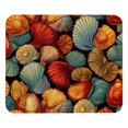 thumbnail image 1 of Shell Printed Square Mouse Pad Desk Mat, Non-Slip Rubber Bottom Gaming Mouse Mat for Office, 8.3x9.8 Inch, 1 of 6