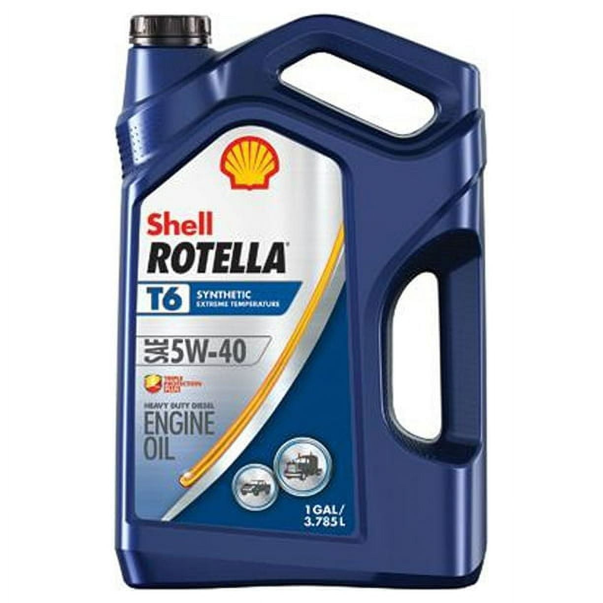 Shell Rotella 550045347 Motor Oil, T6 5W40, 1Gallons Quantity 3