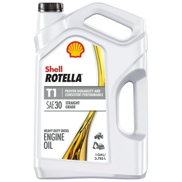 Shell Rotella T1 30 Diesel Engine Oil, 1 Gallon