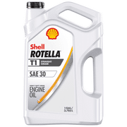 Shell Rotella T1 SAE 30 Conventional Heavy Duty Diesel Motor Oil, 1 Gallon API CF-2, CF