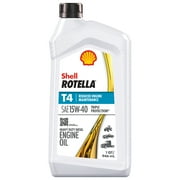 Shell Rotella T4 Triple Protection 15W-40 Diesel Engine Oil, 1 Quart