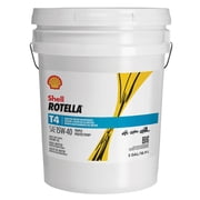 Shell Rotella T4 Triple Protection 15W-40 Diesel Engine Oil, 5 Gallon Pail