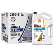Shell Rotella T4 Triple Protection 15W-40 Diesel Engine Oil, 1 Gallon 3 Pack