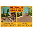 thumbnail image 1 of Shell SHL033 16 x 24 in. Pothole Roads Metal Sign, 1 of 1