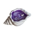 thumbnail image 1 of Shell Scented Candle, Jasmine Oolong Jelly Wax Aromatherapy Candle for Bathroom Bedroom Table Decor, Purple, 1 of 3