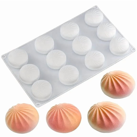 Shell Shape Silicone Cake Mold - Flexible Non-Stick Baking Mold for Mousse, Desserts, and Chocolates