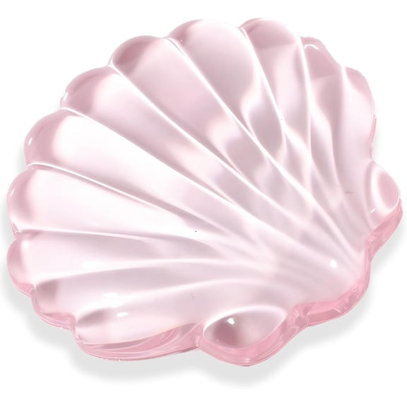 Shell-Shaped Ergonomic Gel Wrist Rest with Non-Slip Base for Comfortable Gaming, Office, and Typing, Portable & Cute Design, Pink