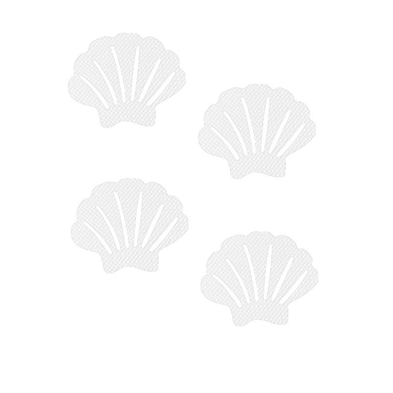 Shell Office Security Shell Shaped Non Slide Bath Strips Adhesive Treads for Shower Tub ...