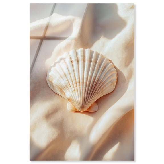Shell Silk Acrylic Print Travel Art Prints by Notoriart, Ready to Hang, 10 x 15