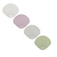 thumbnail image 1 of Shell Style Silicone Placemats Set of 4 â Heat Resistant & Non- Dining Table Mats, Kitchen Tableware for Home, Anti-Scald Waterproof Placemats for Indoor/Outdoor Use (7 Inch), 1 of 6