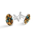 thumbnail image 1 of Shell Stylish Dress Shirt Cufflinks Made of Stainless Steel for Men - for Formal Occasions, 1 of 6