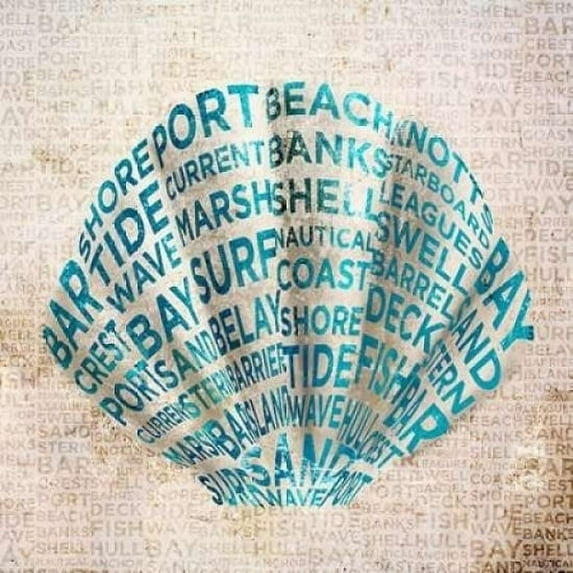 Shell Type Border I Poster Print by SD Graphics Studio (24 x 24)