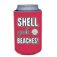 thumbnail image 1 of Shell Yeah Beaches Can Coolie (Neon PInk), 1 of 4