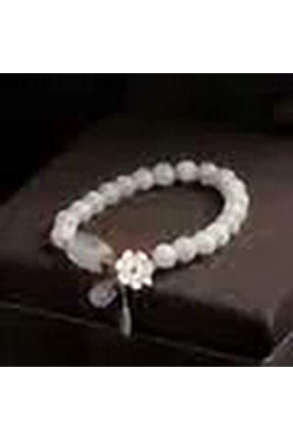 Shell flower jade water drop bracelet