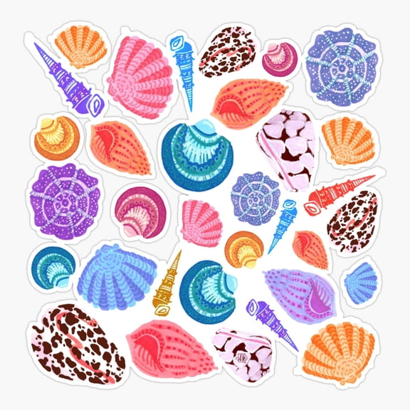 Shell pattern (large) Sticker