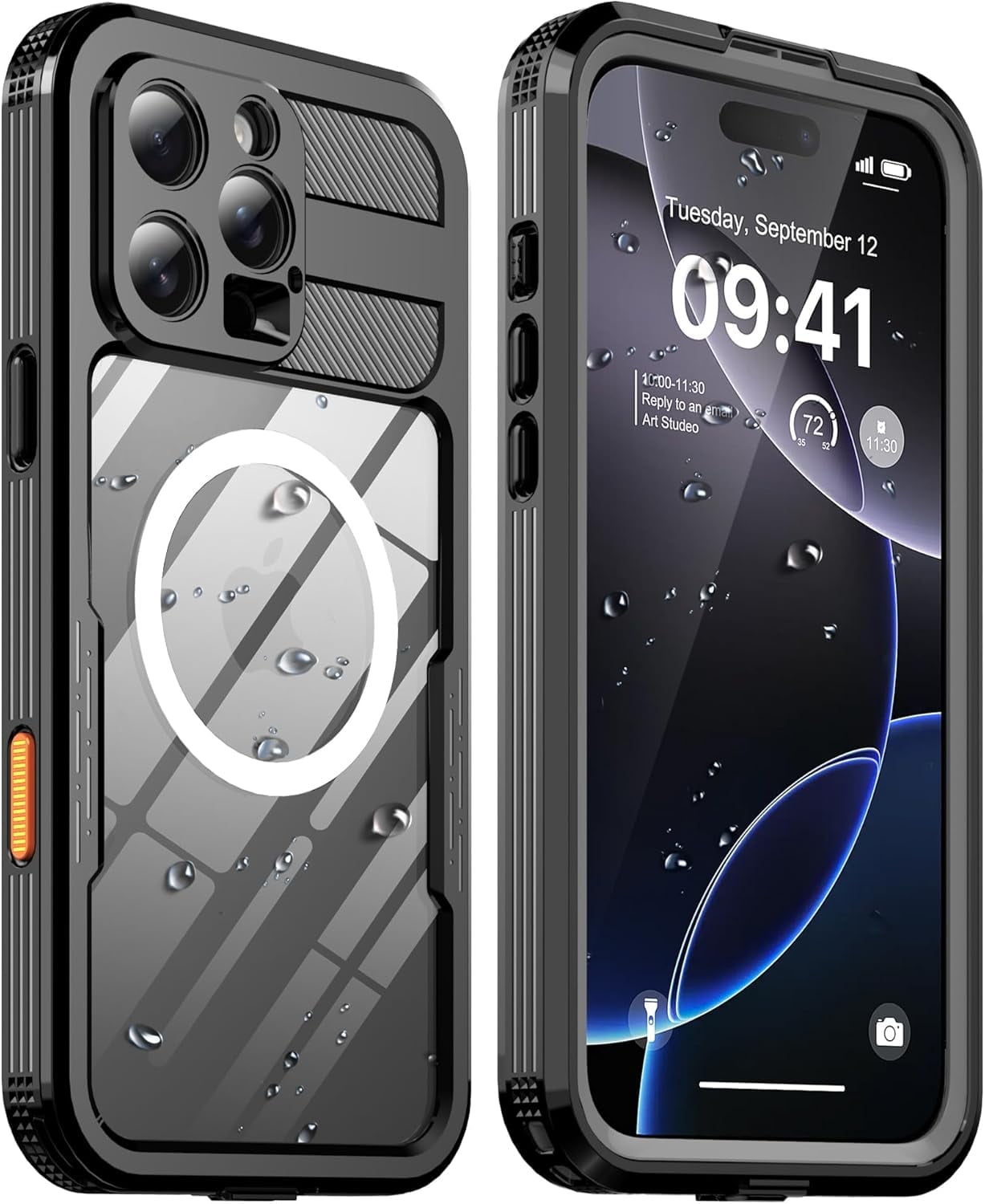 Iphone 16 Shell ShellBox Magnetic Waterproof Case For IPhone 16 | iPhone16 Pro ...