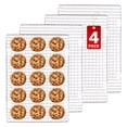 thumbnail image 1 of ShellKingdom 4 Pcs Cooling Racks for Baking, 15.7 × 9.8 inches Stainless Steel Baking Rack Oven Safe Silver Roasting Rack & Wire Rack & Cookie Cooling Rack for Cooking Roasting Grilling Drying, 1 of 12