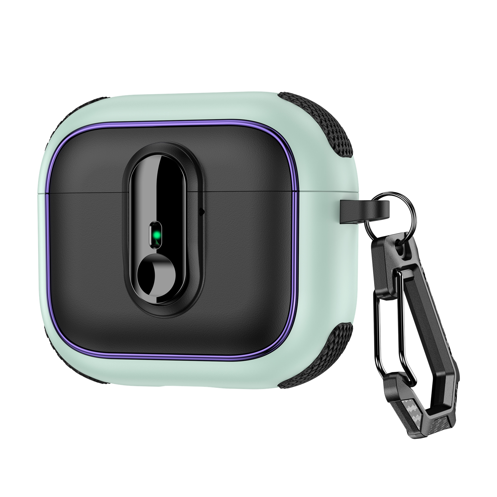 Multifunction Rugged Case ShellTech For AirPods 3rd Gen Magnetic Secure Lock Case with Keychain ...