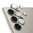 thumbnail image 1 of ShellTech Camera Lens Protector Compatible with Samsung Galaxy S23 Ultra, Scratch-Resistant Ultra-Thin Tempered Glass with Aluminum Edge, Set of 5,Silver, 1 of 6