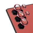 thumbnail image 1 of ShellTech Camera Lens Protector Compatible with Samsung Galaxy S24 Ultra, Scratch-Resistant Ultra-Thin Tempered Glass with Aluminum Edge, Set of 5,Red, 1 of 6