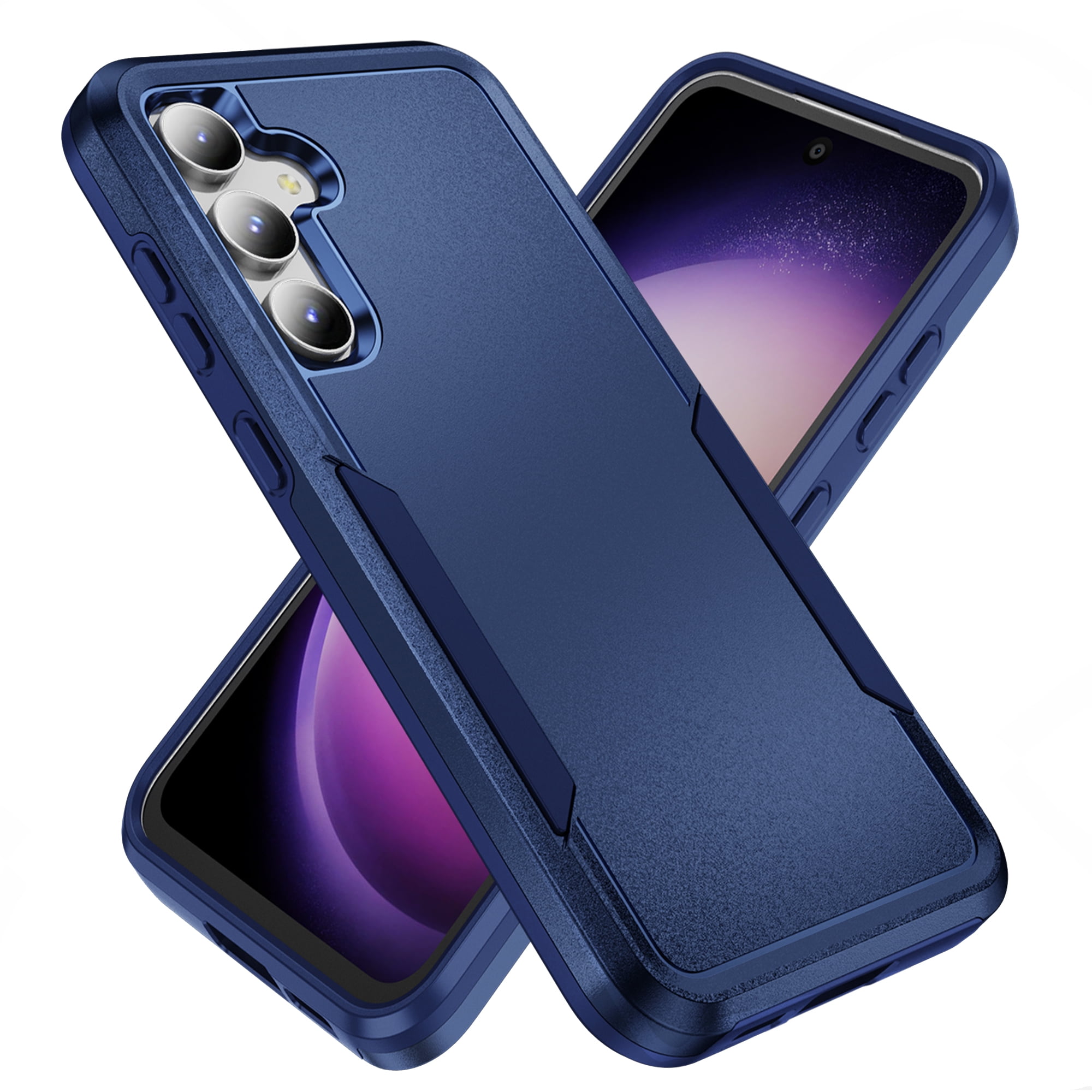 Rubber Pc Case ShellTech Case for Samsung Galaxy A14 5G,Heavy Duty Rubber+PC Dual ...