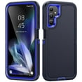 thumbnail image 1 of ShellTech Case for Samsung Galaxy S23 FE,Shockproof TPU+PC 3-Layer Protection Case Heavy Duty Armor Cover for Galaxy S23 FE,Navy, 1 of 7