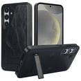 thumbnail image 1 of ShellTech Case for Samsung Galaxy S24 Plus,Magnetic Leather Mag-Safe Case Hidden Kickstand Cover for Galaxy S24 Plus,Black, 1 of 8