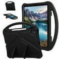 thumbnail image 1 of ShellTech Case for iPad Pro 13 inch (M4) 2024,iPad Air 13 inch (M2) 2024 Shockproof Kids Friendly EVA Boy Girl Handle Case Kickstand Cover,Black, 1 of 7