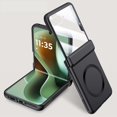 thumbnail image 1 of ShellTech Compatible with Motorola Razr Ultra 2025 Case with Screen Protector, Military Grade Shockproof Hard PC Cover, Slim Fit Protective Shell for Razr 60 Ultra with Drop Protection,Black, 1 of 9