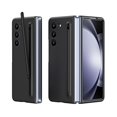 thumbnail image 1 of ShellTech Compatible Slim Case for Galaxy Z Fold 6 Case with Pen & S Pen Holder with Screen Protector Silky Liquid Hard PC Matte,Black, 1 of 9