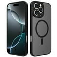 thumbnail image 1 of ShellTech Compatible with iPhone 16 Pro Max Magnetic Slim Case Full Camera Protection, Compatible with Magsafe, Drop Protection,Matte Back Bumper Phone Cover for Women Girls,Black, 1 of 6