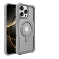 thumbnail image 1 of ShellTech Compatible with iPhone 16 Pro Max PC+TPU Magnetic Case with Kickstand, Slim Shockproof Back Cover with Air-Cushion Corners, Anti-Scratch Grip Heat Dissipation,Gray, 1 of 9