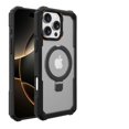 thumbnail image 1 of ShellTech Compatible with iPhone 16 Pro Max PC+TPU Magnetic Case with Kickstand, Slim Shockproof Back Cover with Air-Cushion Corners, Anti-Scratch Grip Heat Dissipation,Black, 1 of 9