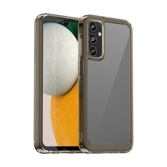 ShellTech Crystal Case for Samsung Galaxy A15 5G Slim Thin Soft TPU Bumper & Hard PC Back Shockproof Scratch Resistant Protective Phone Case for Galaxy A15,Gray