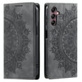 thumbnail image 1 of ShellTech Embossed Pattern Case for Samsung Galaxy A05S,Magnetic Leather Card Slots Wallet Case TPU Kickstand Flip Shockproof Cover,Grey, 1 of 6