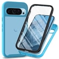 thumbnail image 1 of ShellTech for Google Pixel 9 / 9 Pro Case, Full Body Clear Case with Built-in Screen Protector, Anti-Scratch Shockproof Bumper Phone Case for Google Pixel 9 / 9 Pro,Blue, 1 of 5