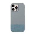 thumbnail image 1 of ShellTech Leather Cover for iPhone 12 Pro Max, Ultra Thin PC Hard Phone Case Premium Metal Raised Lens Protection Cover,Cyan, 1 of 13