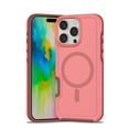 thumbnail image 1 of ShellTech Magnetic Phone Case for iPhone 14 Pro, Shockproof Dropproof Heavy Duty Protection Full Body Rugged Slim & Tough Durable Cover for Women Girls, Compatible with Magsafe,Darkpink, 1 of 5