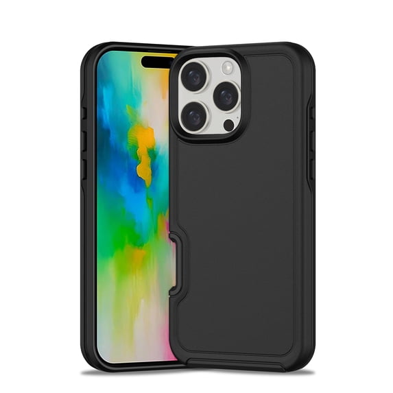 ShellTech Magnetic Phone Case for iPhone 15 Plus, Shockproof Dropproof Heavy Duty Protection Full Body Rugged Slim & Tough Durable Cover for Women Girls, Compatible with Magsafe,Black