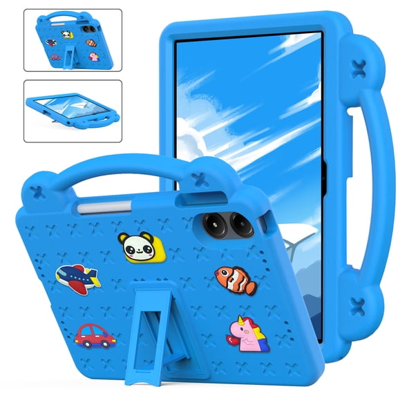 ShellTech for Onn 12.1 inch Tablet Pro 2024 (100146663) Case,Kids Boy Girl EVA Case Shockproof Stand Handle Cover for Walmart Onn 12.1 inch Tablet Pro 2024,Skyblue
