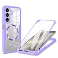 thumbnail image 1 of ShellTech Phone Case for Samsung Galaxy A26 5G with Built in Screen Protector Cover and Cell Accessories Magnetic Silicone Rugged Hybrid Slim Rubber Protective Women Men,Purple, 1 of 8