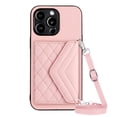 thumbnail image 1 of ShellTech Phone Case for iPhone 16 Pro Max PU Leather Wallet Cover with Credit Card Holder Slot Crossbody Strap Stand Shoulder Lanyard for Women Girl,Pink, 1 of 11