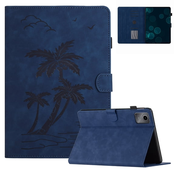 ShellTech Protective Case Premium Leather Case for Lenovo Tab M11 11inch TB330FU TB330XU,Slim Folding Stand Folio Case Ful Body Protection Cover Auto Sleep Wake for Lenovo Tab M11,Blue
