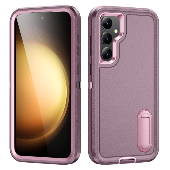ShellTech for Samsung Galaxy S23 FE Case, with Built in Kickstand Shockproof Dustproof Drop Proof, Military Grade Protective Cover for Galaxy S23 FE,D
