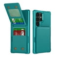 thumbnail image 1 of ShellTech for Samsung Galaxy S23 Wallet Case with 4 Card Holder Shockproof Anti Drop PU Leather RFID Blocking Cover Double Magnetic Clasp Credit Card Slots Purse Kickstand,Green, 1 of 8