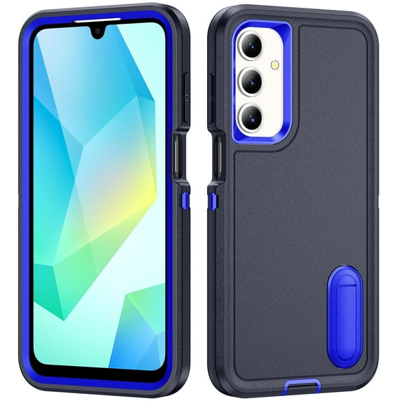 ShellTech for Samsung Galaxy S24 Plus PC+TPU Case with Kickstand,3-Layer Heavy Duty Protection Shockproof Anti-Scratch Slim Lightweight Dustproof Protective Sturdy Case Hard Cover,G