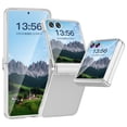 thumbnail image 1 of ShellTech for Samsung Galaxy Z Flip 7 Hard PC Slim Case with Built-in Tempered Glass Screen Protector, Hinge Protection, Wireless Charging Support, Lightweight Shockproof PC Cover,Clear, 1 of 6